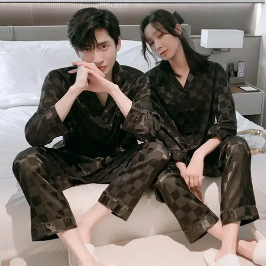 Pajama - Couple Matching Pajamas Long Sleeve 2 set (MEN)