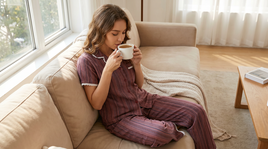 Mocha Lounge Pajama Set