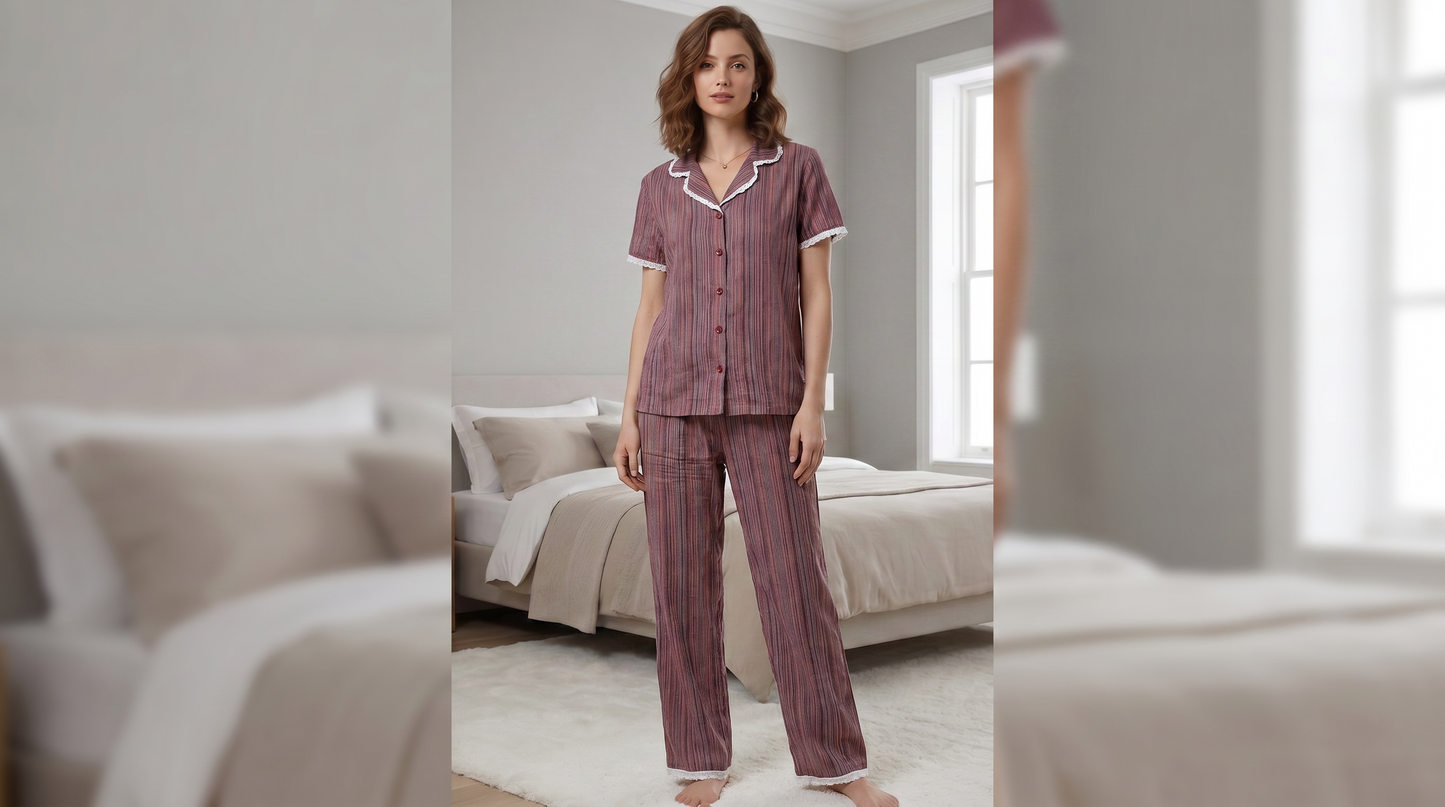 Mocha Lounge Pajama Set
